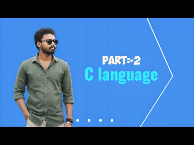 Part:-2. |  C programming language tutorials  | #Cprogramming #coding 