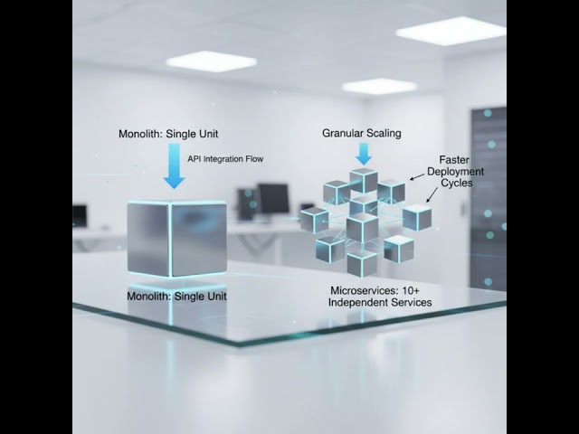 Microservice Architecture Explained: A Visual Guide to a Typical Setup (How It Works) #systemdesign