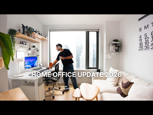 The DREAM Home Office Setup 2026 - Full Desk & Room Redesign