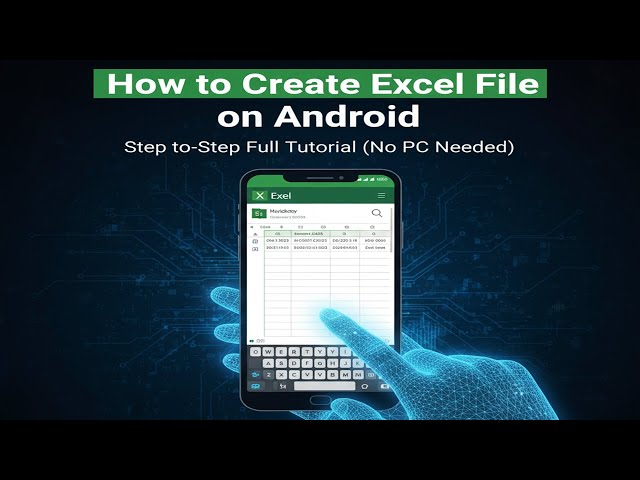 How to Create Excel File on Android | Step-by-Step Full Tutorial (No PC Needed)
