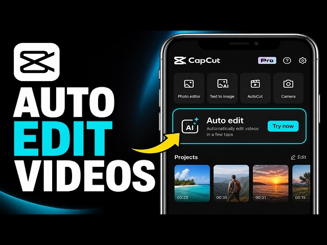 How to Auto Edit Videos in CapCut | Step By Step Guide (Updated)