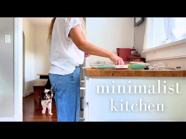 Minimalist Kitchen Tour | Everything we own in our REALISTIC MINIMALIST FAMILY KITCHEN