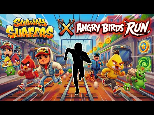 HQ Immersive Interactive Warm Up #22 | SUBWAY SURFERS X ANGRY BIRDS