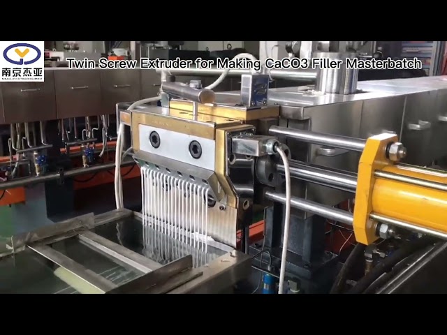 Twin Screw Extruder for Making CaCO3 Filler Masterbatch