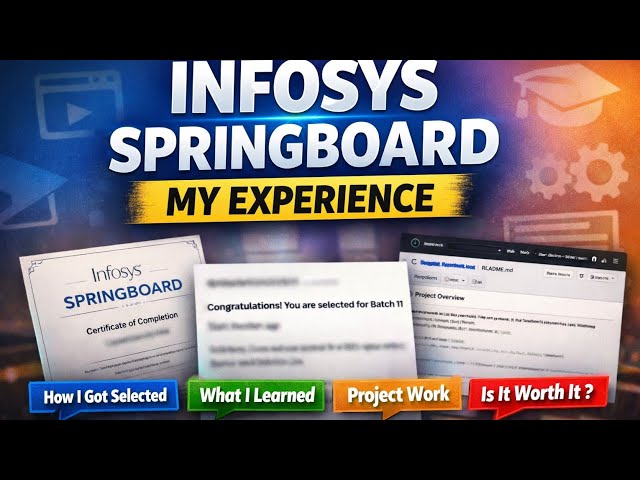 Infosys Springboard Virtual Internship Experience | Honest Review | Worth It or Not?