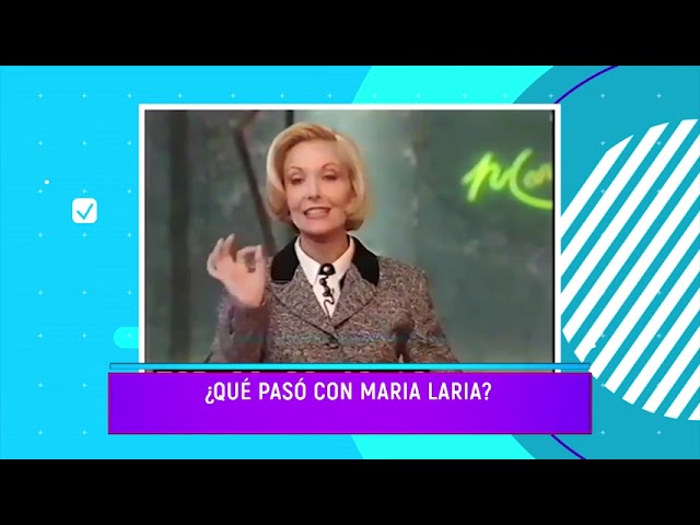 ¿Qué pasó con María Laria?