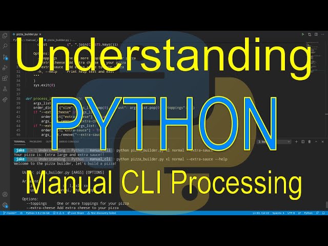 Understanding Python: Manual CLI Processing