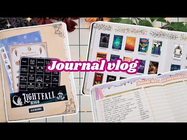 ONE MORE addition to my Reading Journal, 26 books to read in 2026 & Lightfall Update✨journal vlog