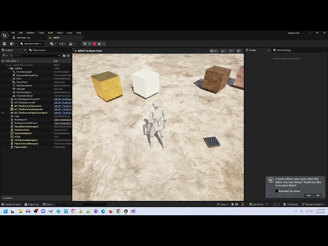 GAME 2342 : Floating Actor Tutorial, done 4 ways.