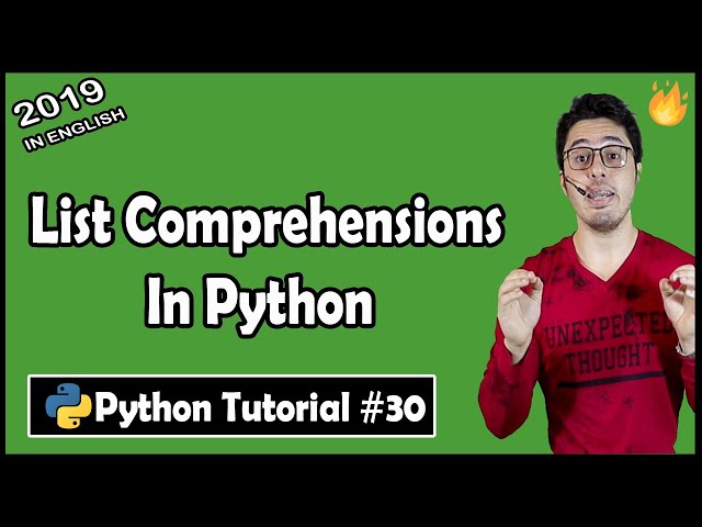 List Comprehensions In Python | Python Tutorial #30