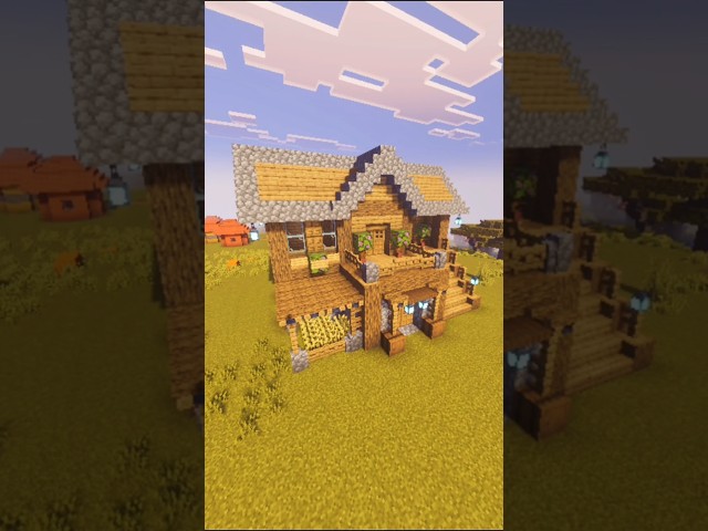 Minecraft Survival Friendly Starter House 🏠 #minecraft #shorts