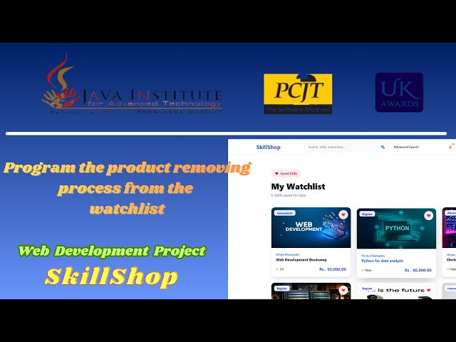 Task 26 : Program the product removing process from the watch-list