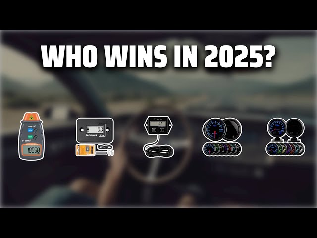 The Top 5 Best RPM Gauge Tachometer in 2025 - Must Watch Before Buying!