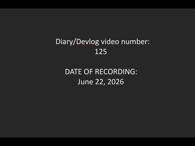 diary/devlog 125 - C++ practice video 33 (Structs and Sizeof Class Objects)