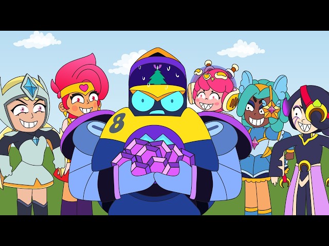 Brawl Stars Animation BOLT vs STARR PATROL Skin Parody