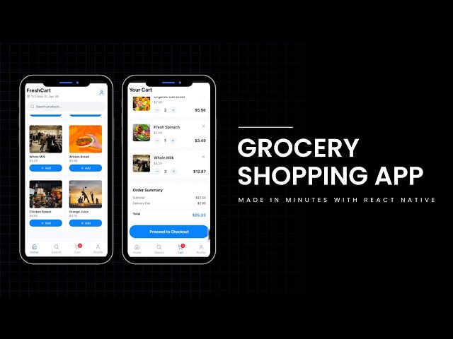 Build a Grocery Delivery App in Minutes with RapidNative 🛒⚡