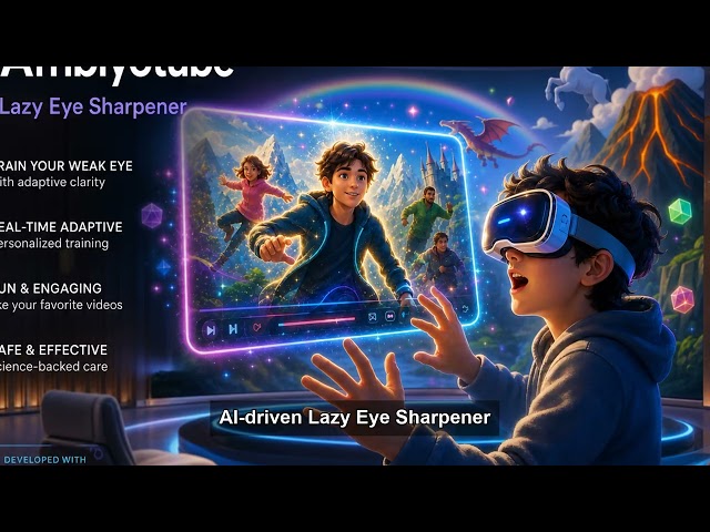 Amblyotube Future of lazy eye vision training on Meta Quest VR headset