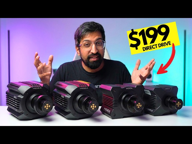 I Tried EVERY Moza Sim Racing Wheelbase (Here's What I'd Buy and Avoid)