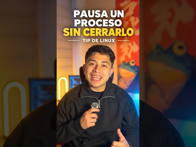 Cómo pausar y reanudar procesos en Linux con Ctrl+Z, bg y fg 🐧#linux #devops #programming