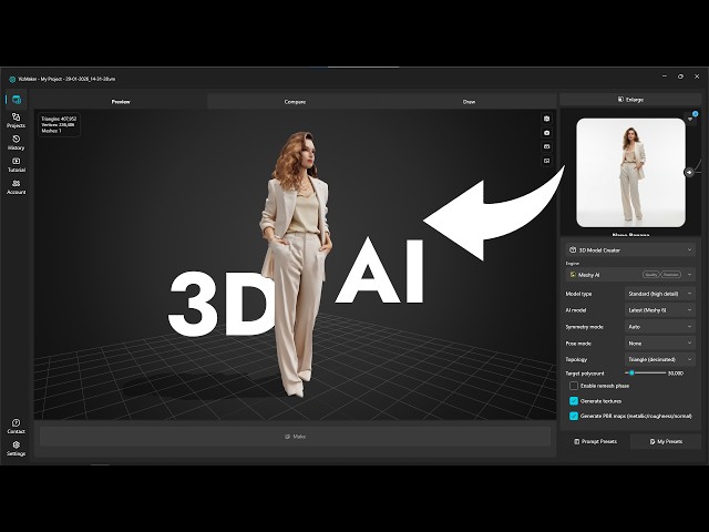 3d model generator. Incredibly good