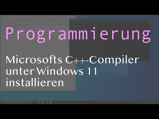 How to install C++ compiler on Windows 11
