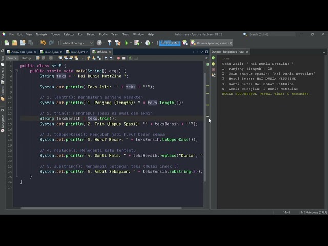 JAVA 5 | STRING FUNCTION