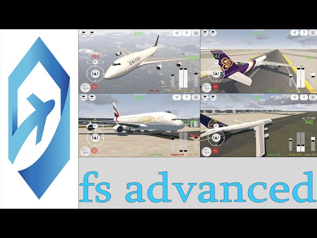 RC FS Advanced All Flight Simulator Unlock New Game Play IOS & Adroid Pc B747 B373