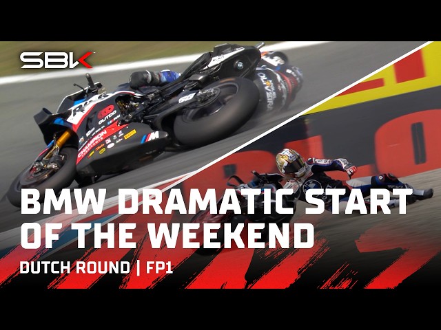 Drama precoz para BMW en Assen 💥 | 2026 #DutchWorldSBK 🇳🇱