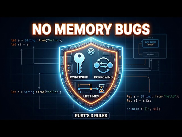 Rust Memory Safety Explained: Ownership → Borrowing → Lifetimes