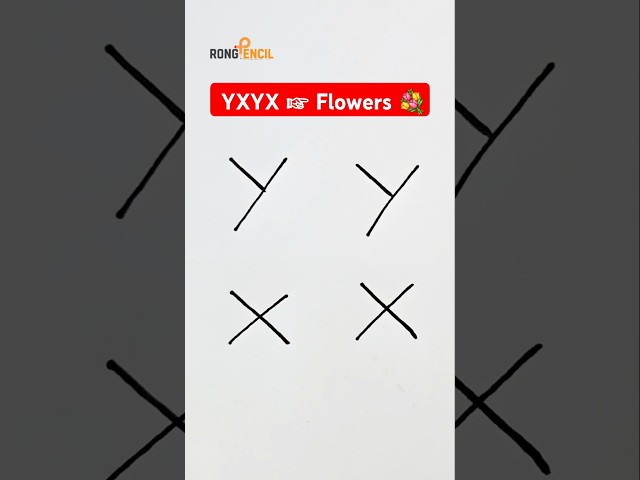 How to draw Flower | Easy flower drawing | Easy drawing | Flower Drawing | #drawing4kids #drawing
