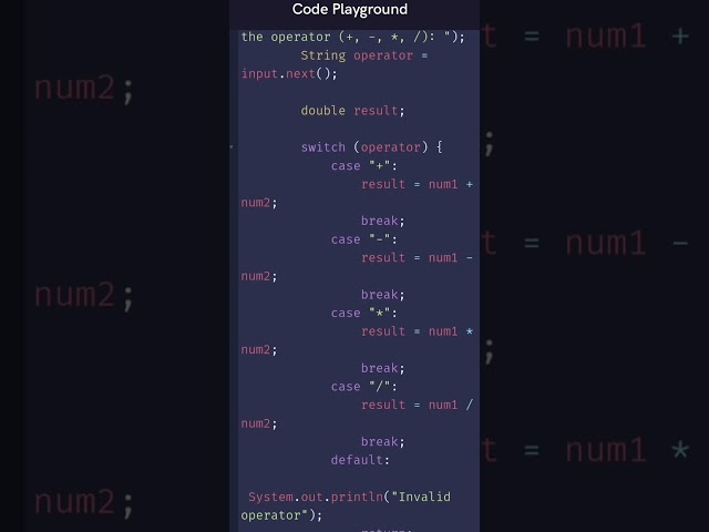 Calculator in Java #programing #code #java #technology #computerscience #project