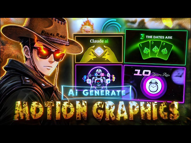 STOP Making Motion Graphics Manually! Use AI Instead (3 Easy Methods)