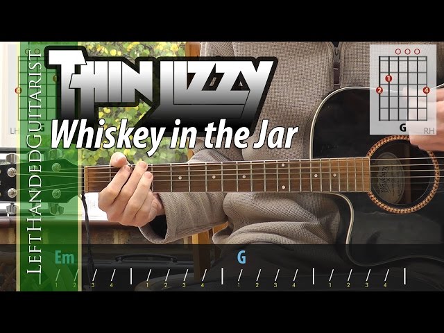 Thin Lizzy - Whiskey In The Jar acoustic guitar lesson