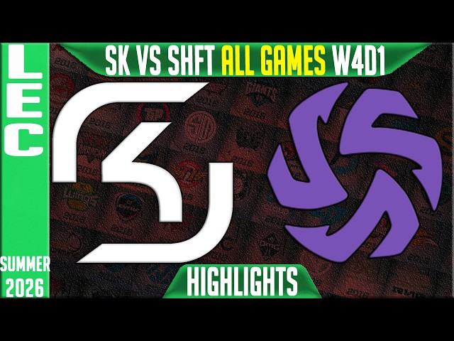 SK vs SHFT Highlights ALL GAMES | LEC W4D1 Summer 2026 | SK Gaming vs Shifters