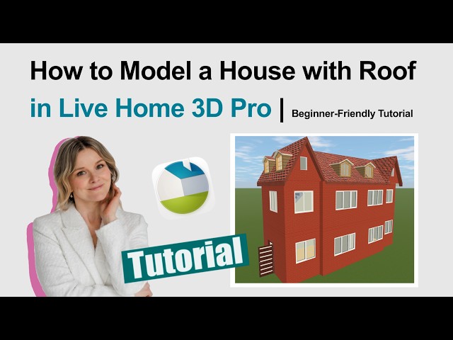 How to Model a House Roof in Live Home 3D Pro | Beginner-Friendly Tutorial