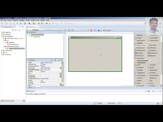 How to design Java GUI Application
