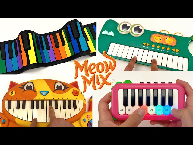Meow Mix commercial jingle on cool different instruments!