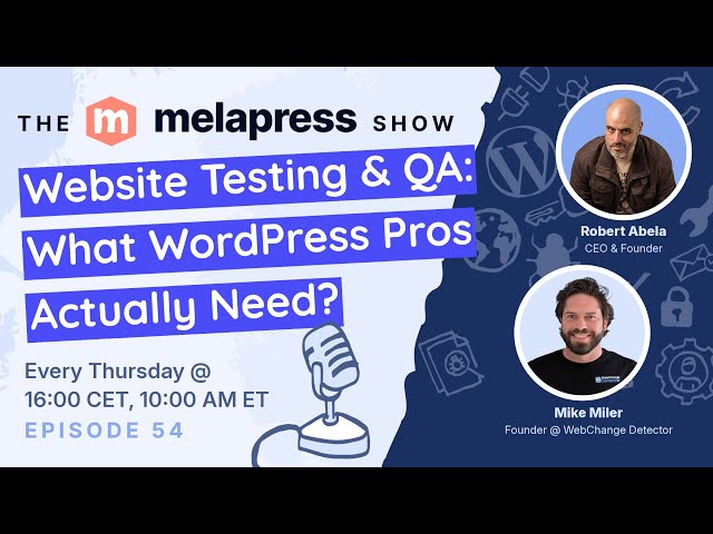 Regression Testing, Visual Testing, QA: What WordPress Pros Need? | Mike Miler (WebChange Detector)