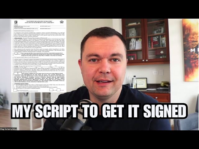 Exclusive Buyer Representation Agreement Script after August 17th 2024