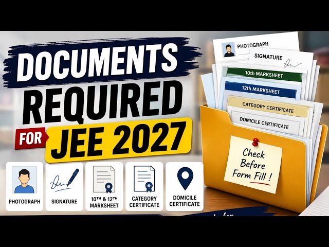 Documents required for all jee 2027 aspirants 🙏🙏🤫🤫