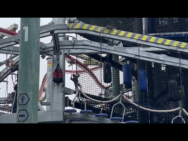 Dien boot camp training at skyworld theme park