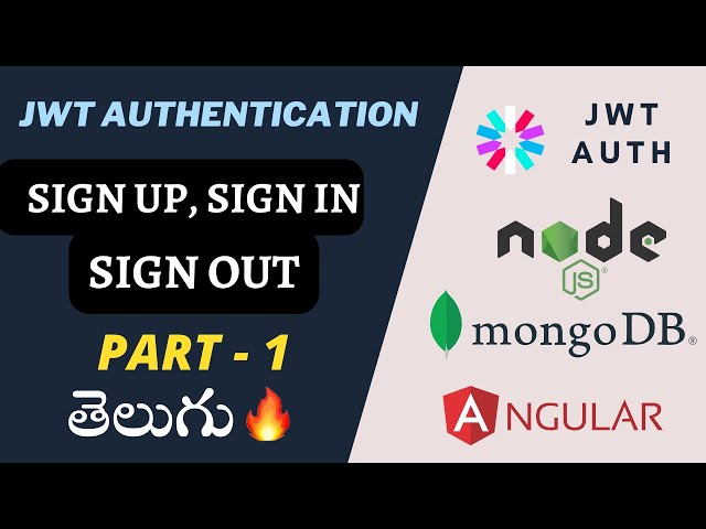 JWT Authentication - Register login logout and forget password with JWT using Angular, with NodeJs