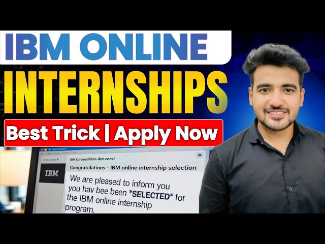 IBM FREE Online Internship 2025 | AICTE Approved | Free Certificate & Badges | Apply Now!