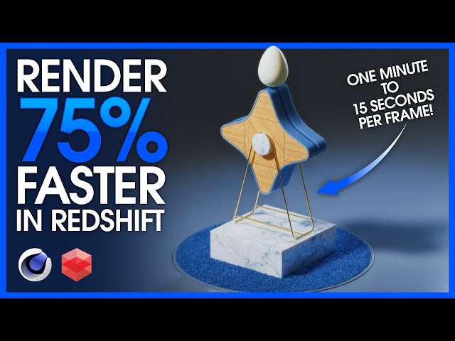 Get 75% Faster Render Times in Redshift 3D
