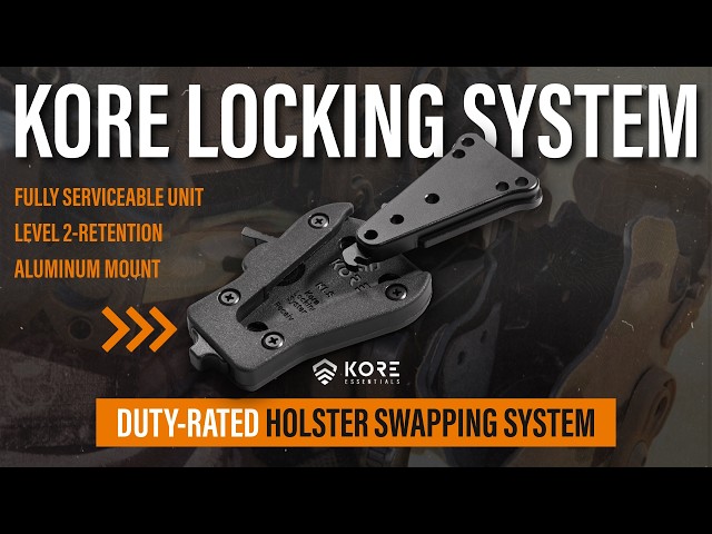 Kore Locking System "KLS" - Duty Rated Holster Swapping System