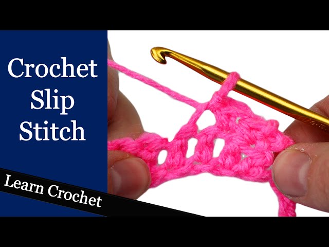 How to Crochet a Slip Stitch - Beginner Course: Lesson #12