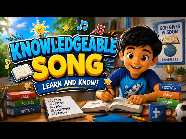 Knowledgeable Song : Learn and Know! | Character Trait Song | Christian Kids Song