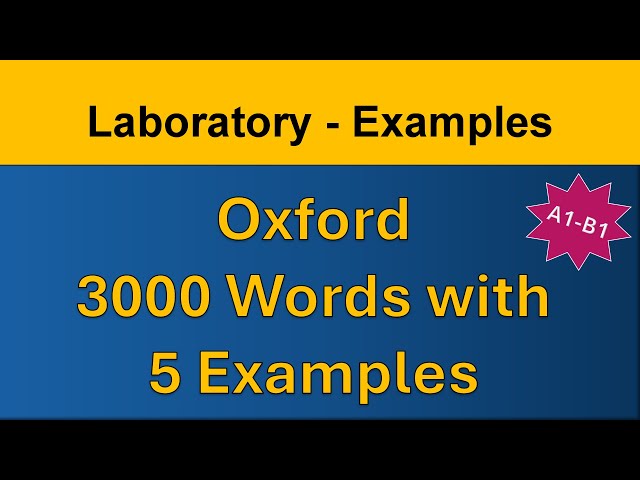 Laboratory - Examples