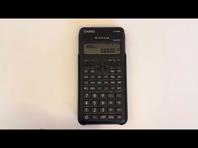How to Convert from Decimal to Scientific Notation on Your Calculator | Casio fx-82 MS