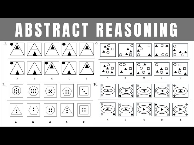 Symbolic Logic/Abstract Reasoning (10 items)